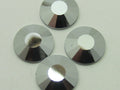 10ss CRYSTAL LIGHT CHROME THIN FLAT BACK European Rhinestones 1gr.