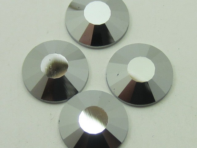 20ss CRYSTAL LIGHT CHROME THIN FLAT BACK European Rhinestones 72pcs.