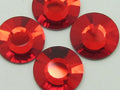 10ss LIGHT SIAM THIN FLAT BACK European Rhinestones 1gr.