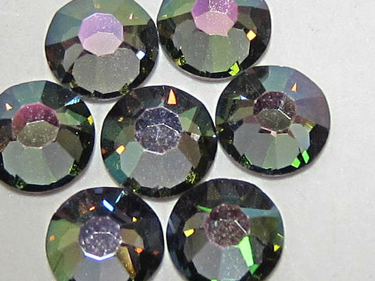 20ss VINTAGE ROSE  IRIS MIST (maxima) FLAT BACK PRECIOSA Rhinestones 72pcs
