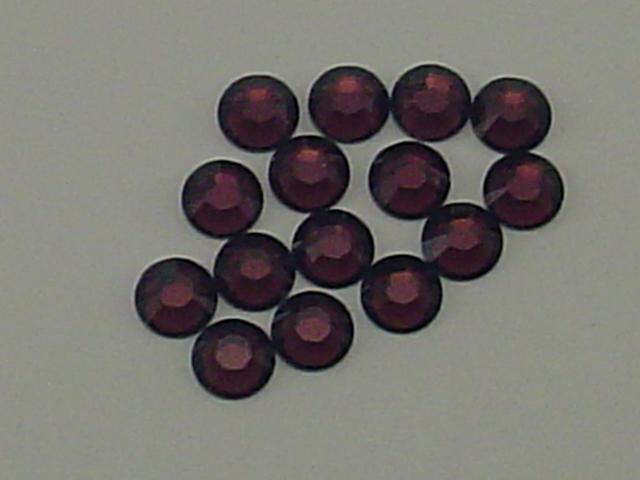 1 Gross 10ss BURGUNDY HOTFIX European Rhinestones