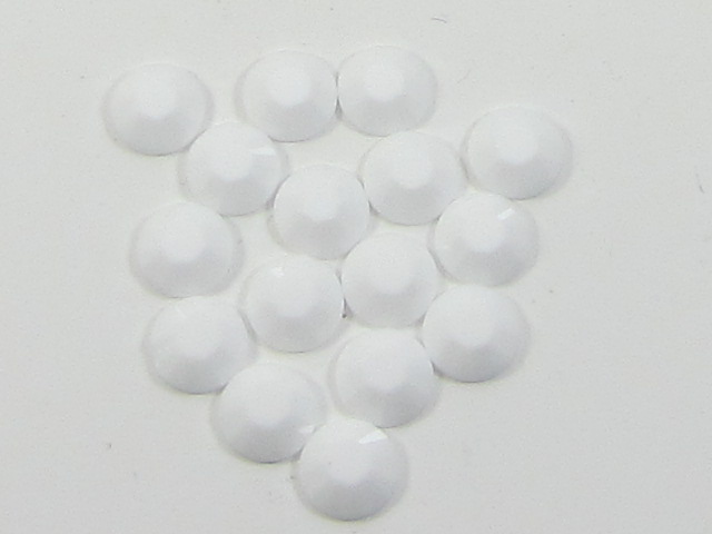 1 Gross 7ss CHALKWHITE FLATBACK European Rhinestones