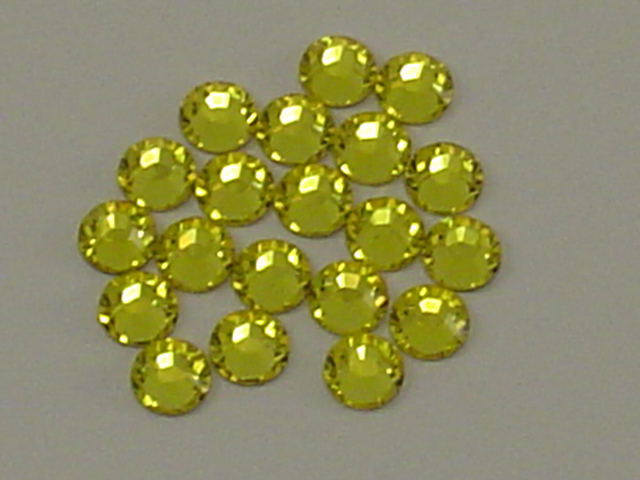 12 Pcs. 34ss CITRINE HOTFIX European Rhinestones