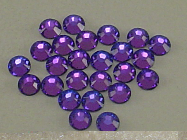 1 Gross 6ss HELIOTROPE HOTFIX European Rhinestones