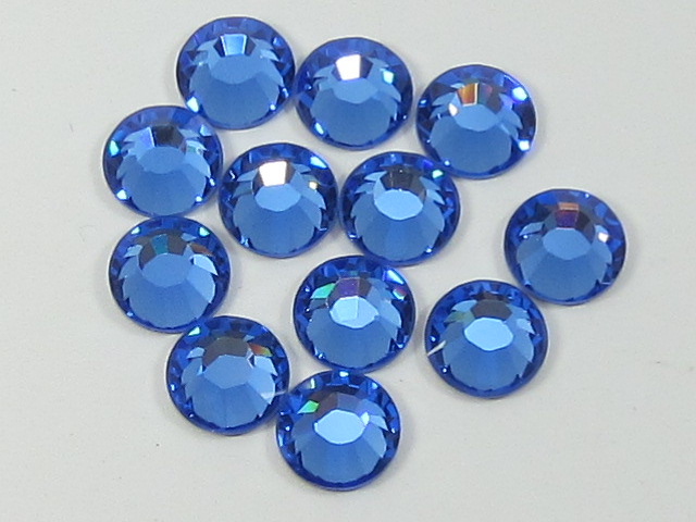 1 Gross 6ss SAPPHIRE HOTFIX European Rhinestones