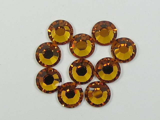 72 pcs. 20ss TOPAZ FLATBACK European Rhinestones